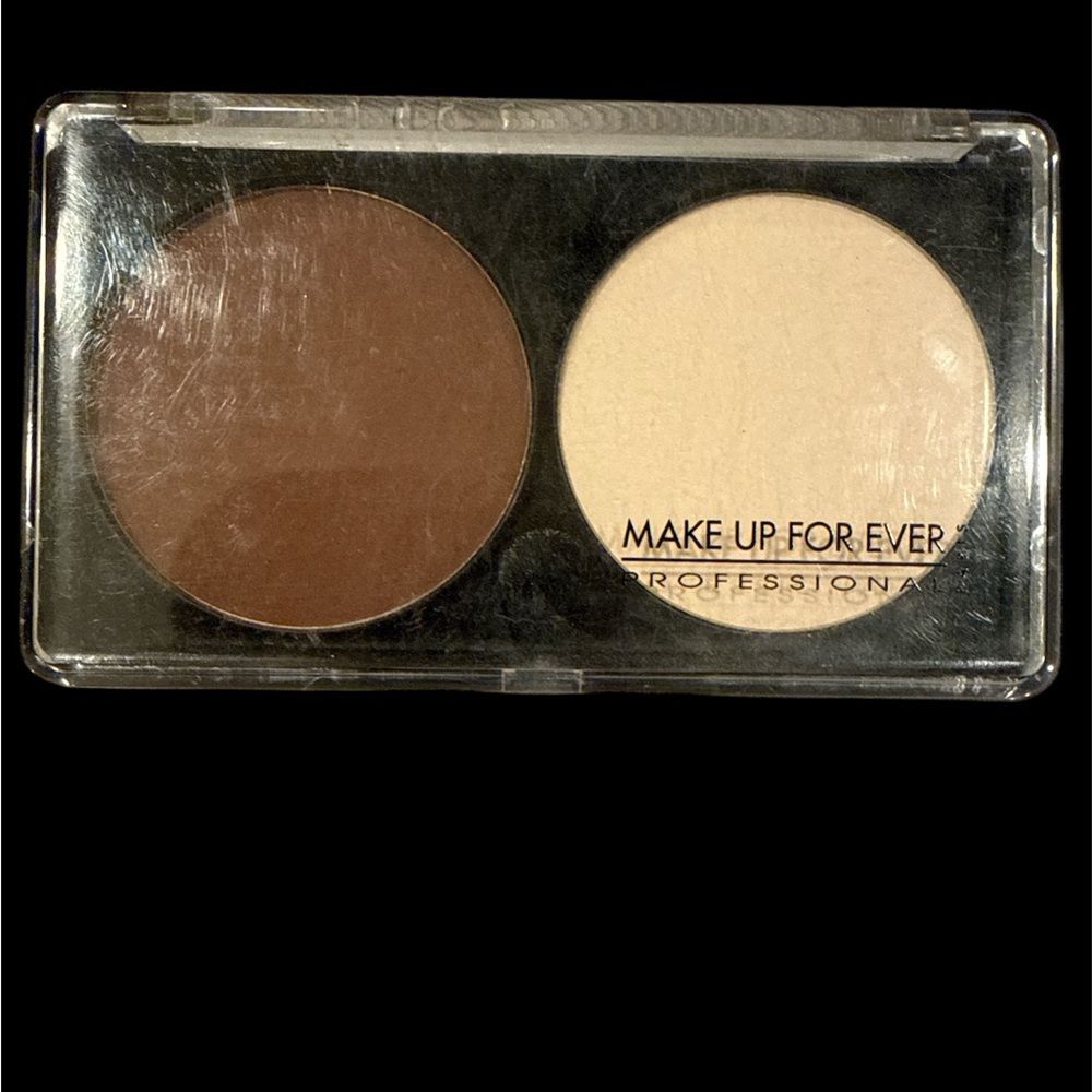 Makeup Forever Dual-Tone Brown and Cream Palette never used